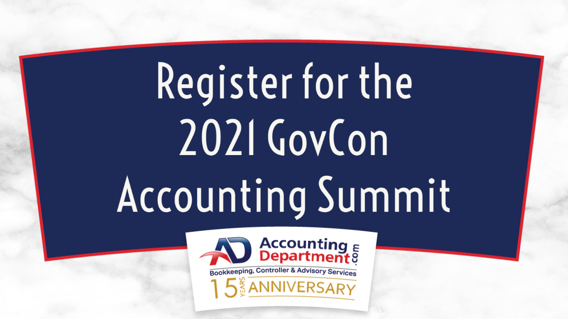 Register for the 2021 GovCon Accounting Summit